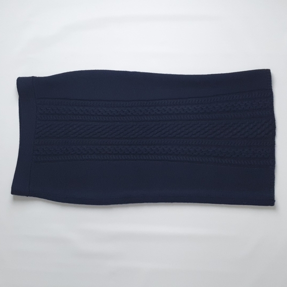 ATM Anthony Thomas Melillo Blended Wool Cable Knit Skirt - Picture 2 of 7